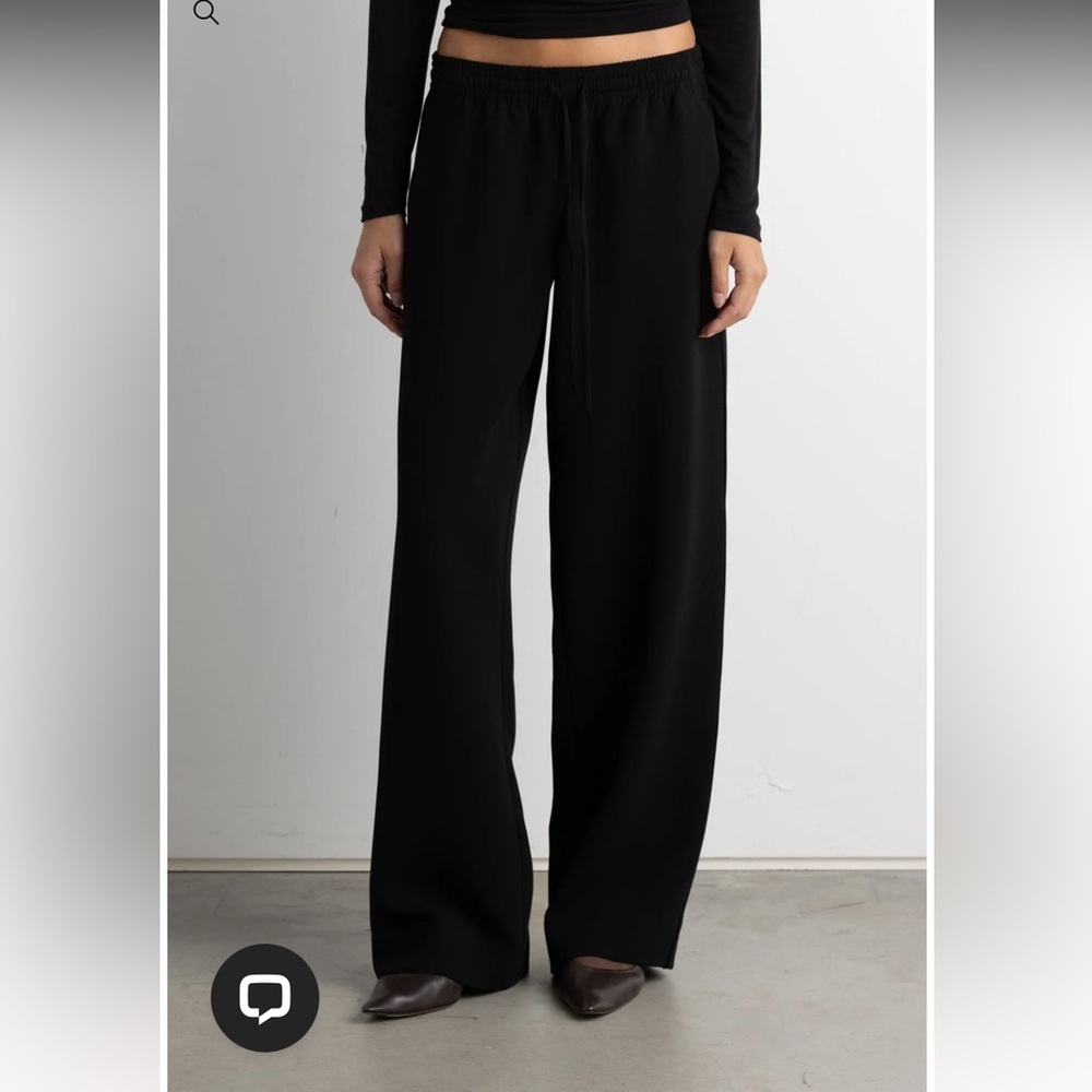 Drawstring Waist Flowy Pant